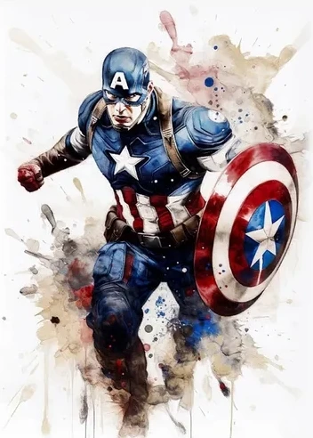 Plakat Avengers Marvel superbohaterowie Wzór 4