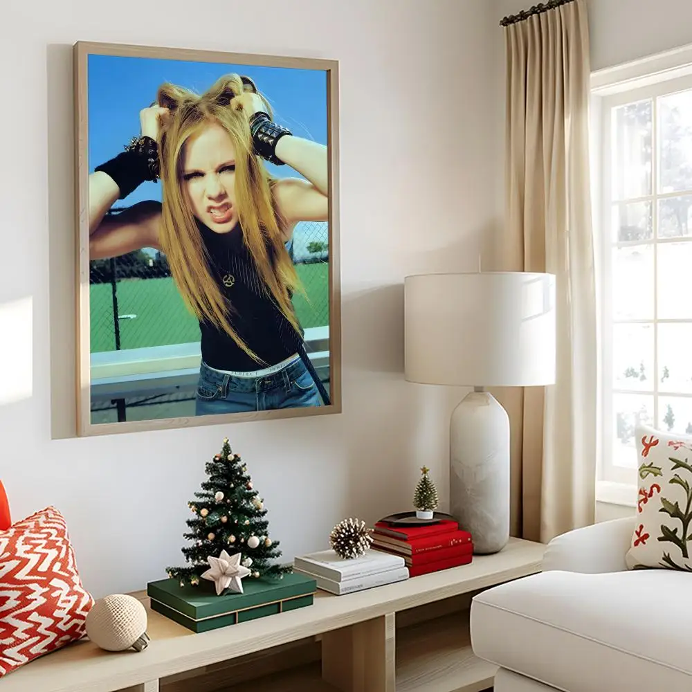 Plakat z Avril Lavigne Czarny8