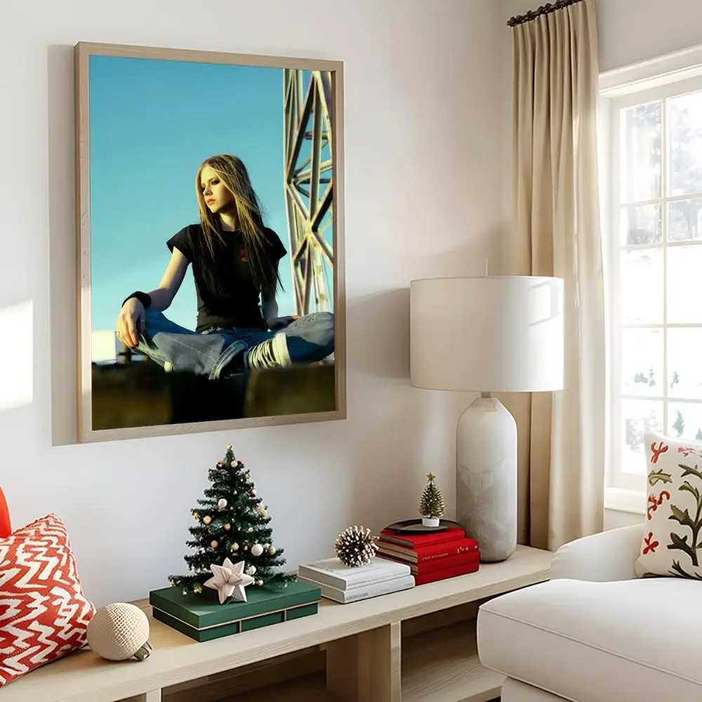Plakat z Avril Lavigne Czarny9