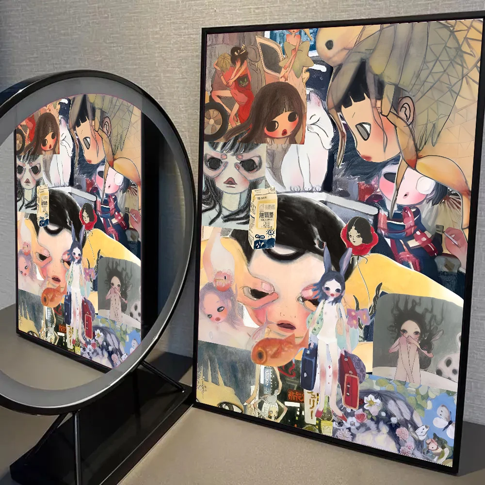 Aya Takano - artystyczny plakat Wzór 2