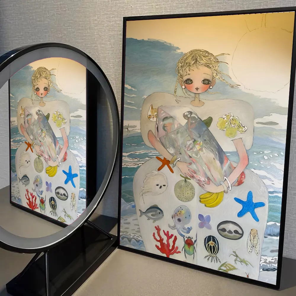 Aya Takano - artystyczny plakat Wzór 3