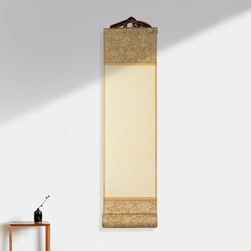 Plakat azjatycki zwój ryżowy w stylu boho Wzór 1