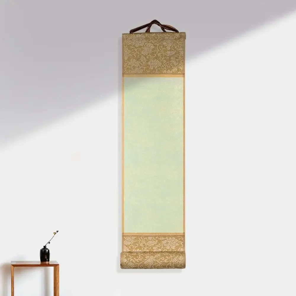 Plakat azjatycki zwój ryżowy w stylu boho Wzór 4