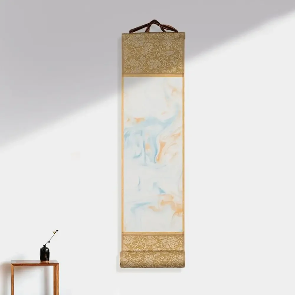 Plakat azjatycki zwój ryżowy w stylu boho Wzór 6