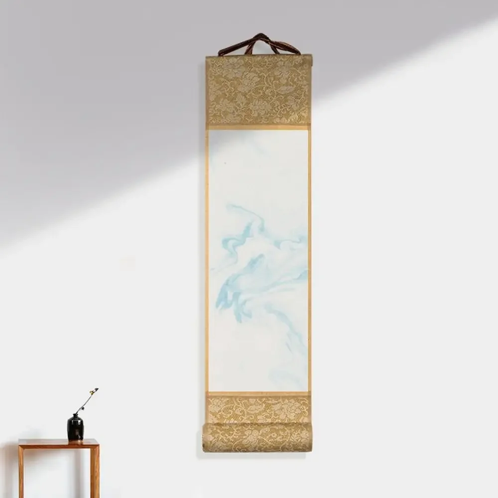 Plakat azjatycki zwój ryżowy w stylu boho Wzór 8