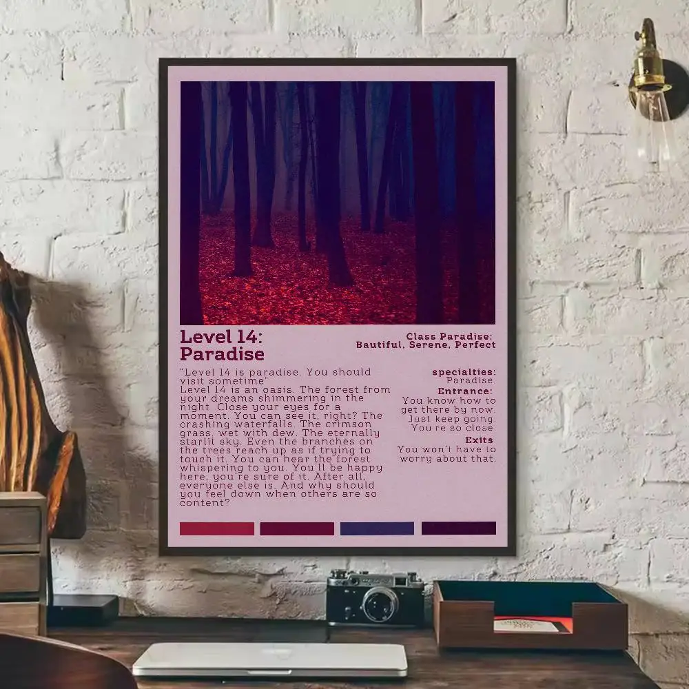Plakat Backrooms - klimat liminal space Wzór 2