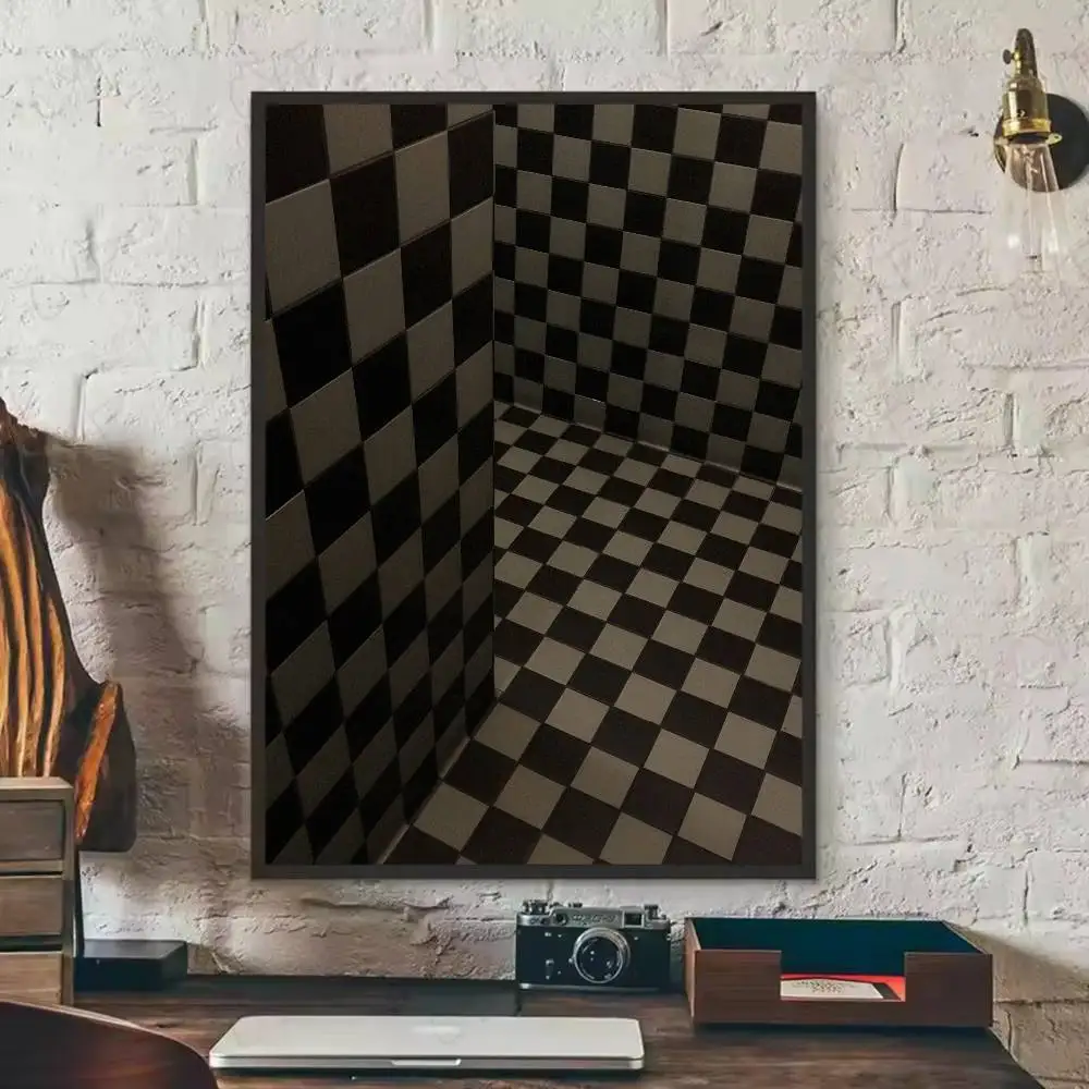 Plakat Backrooms - klimat liminal space Wzór 4