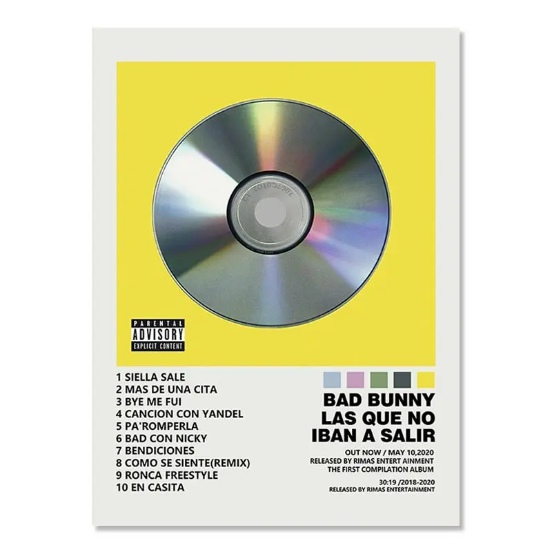 Plakat Bad Bunny Un Verano Sin Ti Jasnozielony
