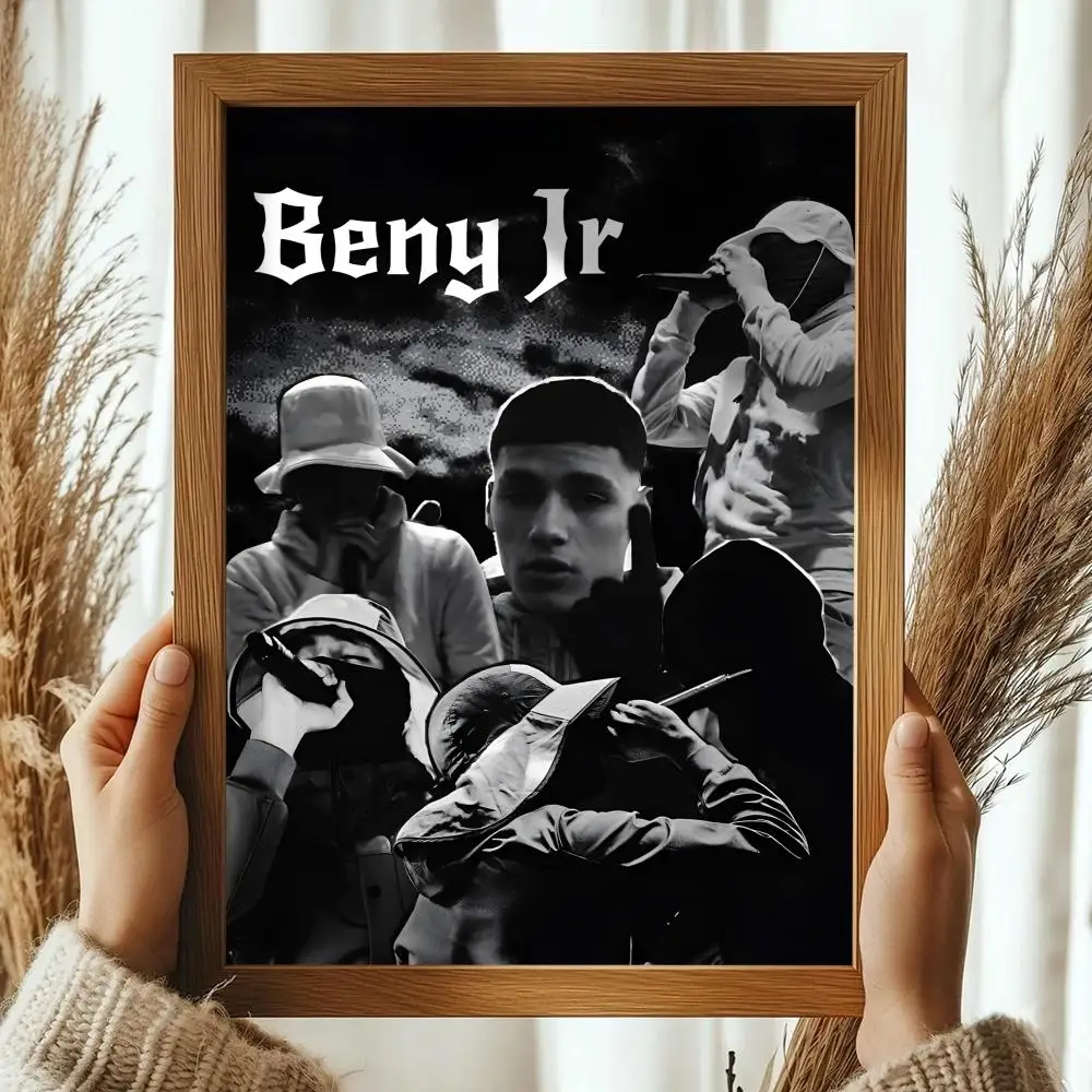 Plakat z raperem Bad Bunny Czarny13
