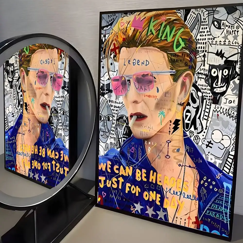 Plakat abstrakcyjny Banksy - graffiti pop art Wzór 1
