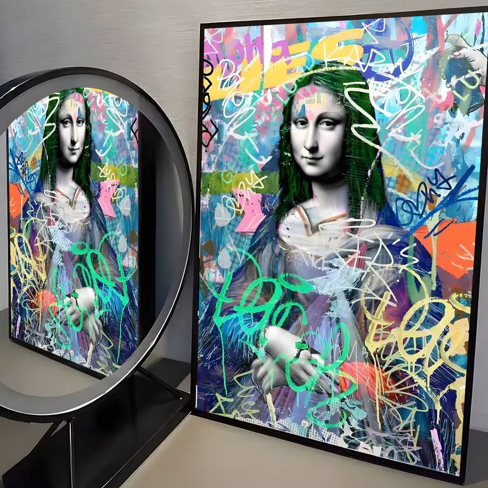 Plakat abstrakcyjny Banksy - graffiti pop art Wzór 8