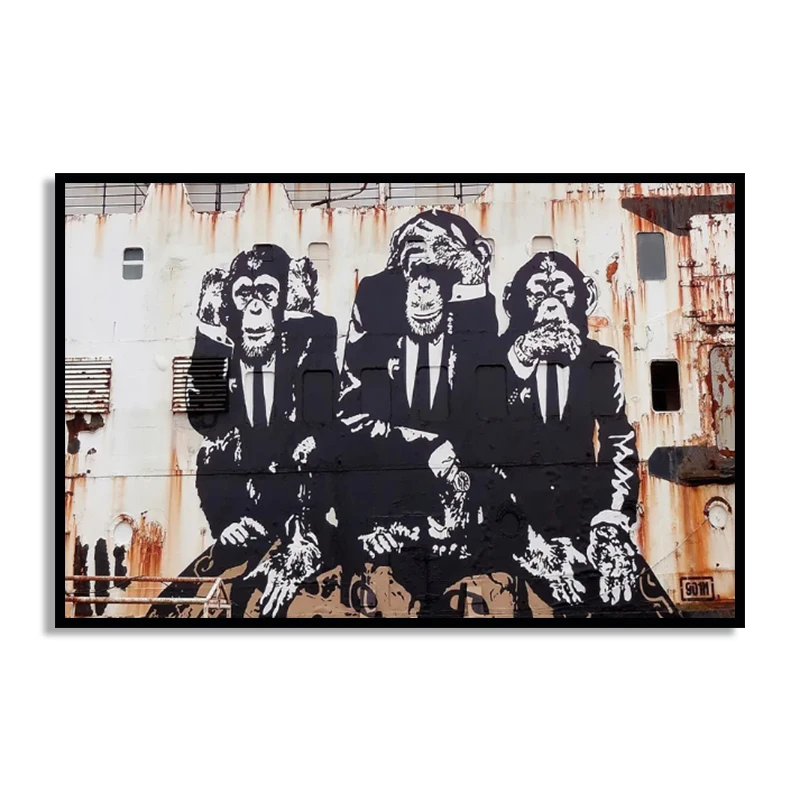 Plakat Banksy graffiti street art Mięta