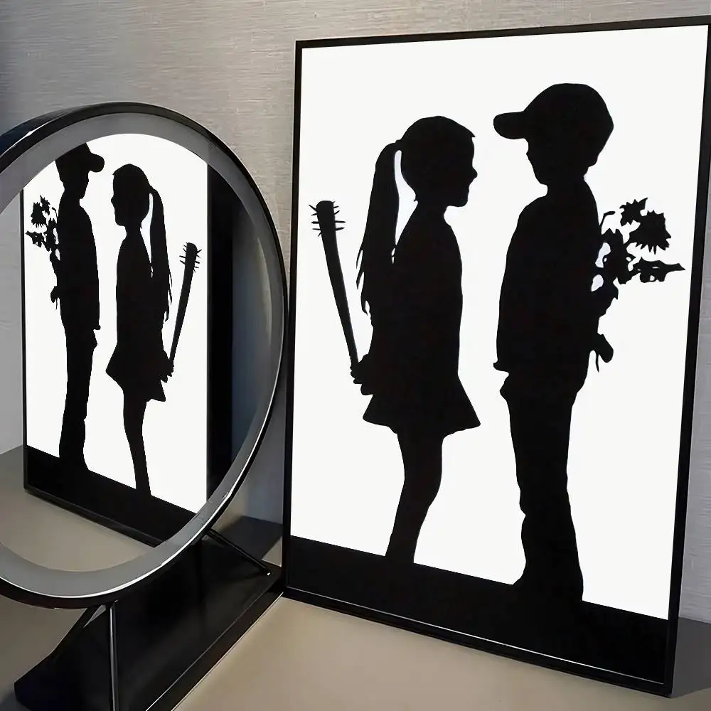 Banksy graffiti - plakat street art Wzór 5