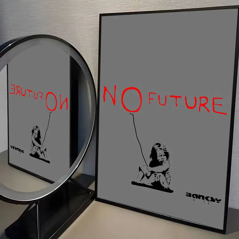 Banksy graffiti - plakat street art Wzór 6