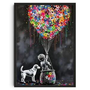 Plakat Banksy Street Art Wzór 1