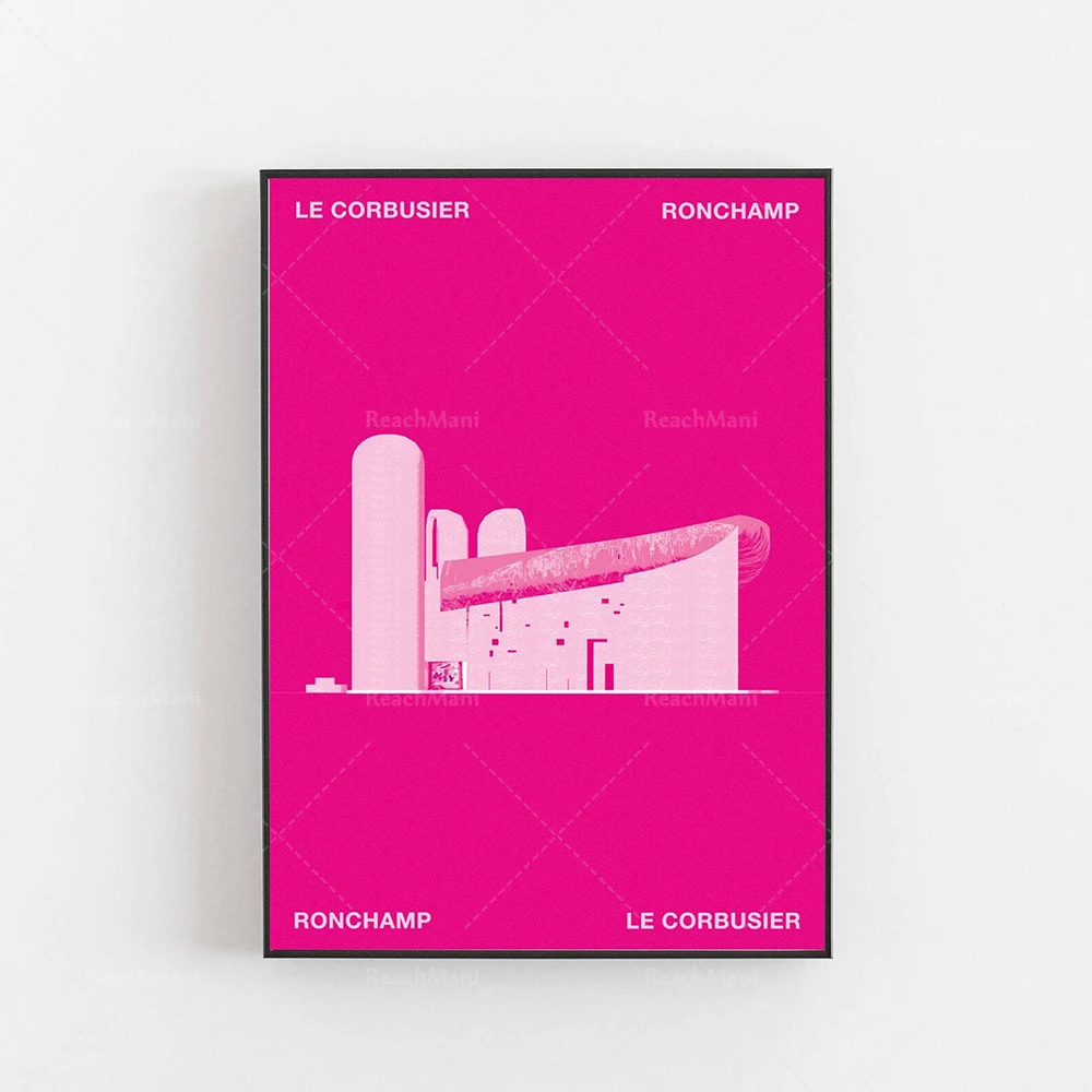 Bauhaus i Mies van der Rohe - plakat architektoniczny Wzór 8
