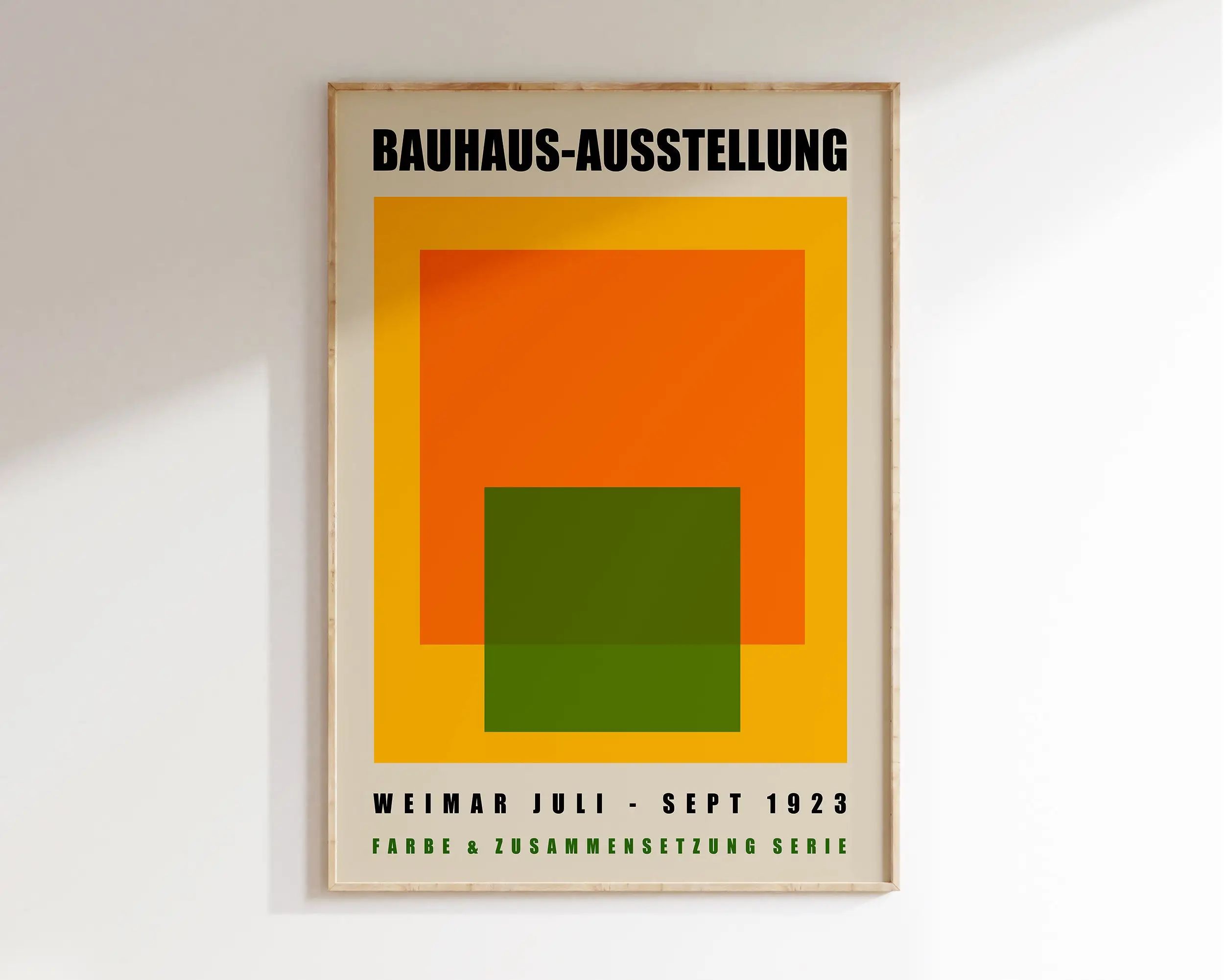 Plakat Bauhaus Geometria Mid Century Kolba