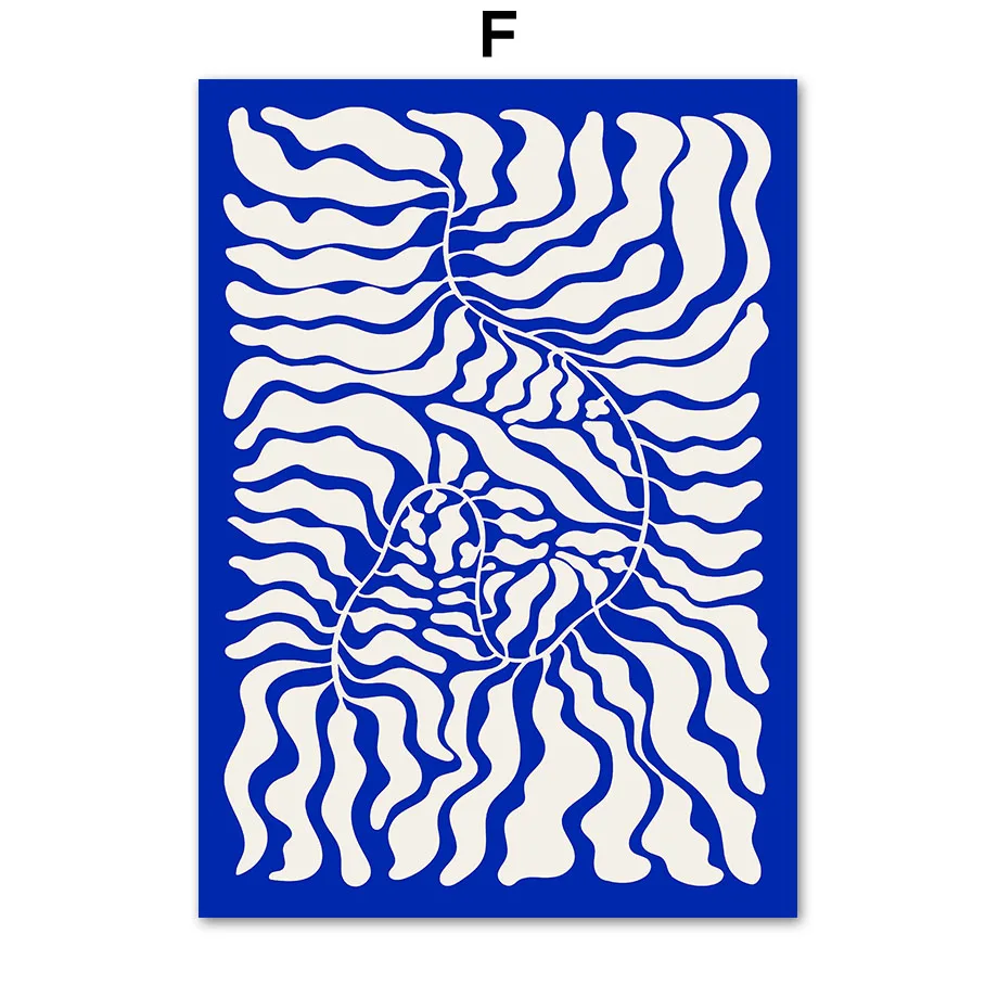 Plakat Bauhaus Matisse motyl botaniczny Wzór 8