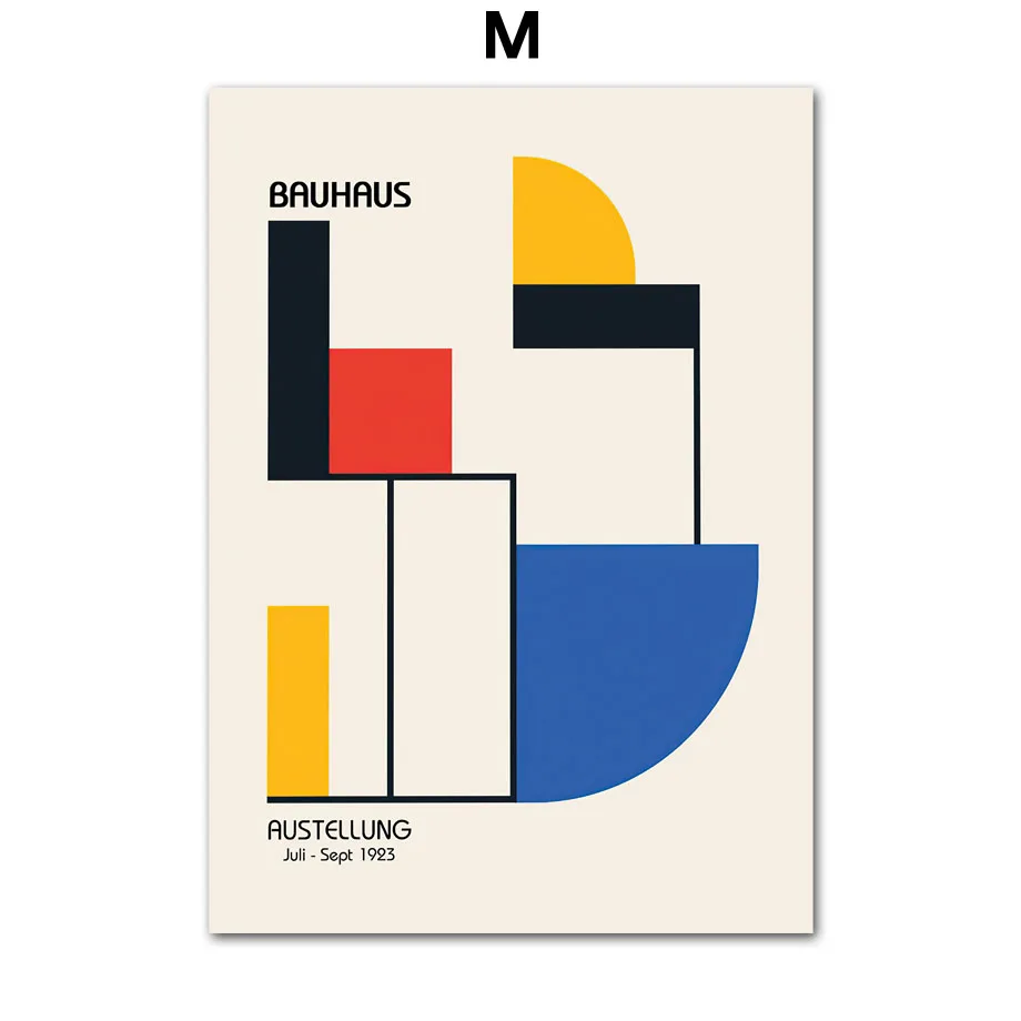 Plakat Bauhaus Mondrian Pop Art Geometria Fioletowy/фиолетовый