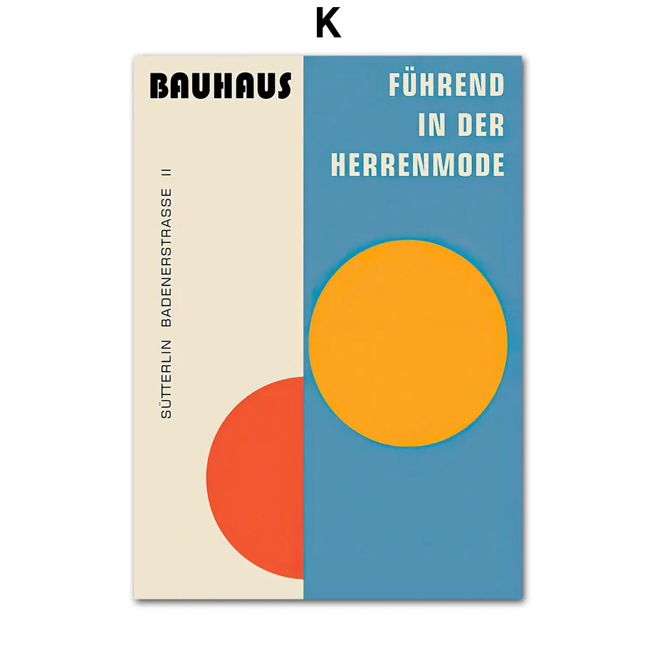 Plakat Bauhaus Mondrian Pop Art Geometria Jasnozielony