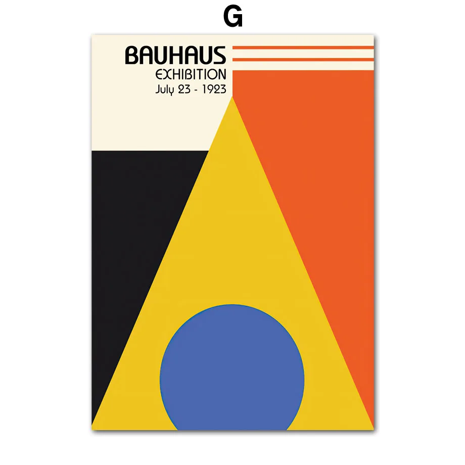 Plakat Bauhaus Mondrian Pop Art Geometria Zielony