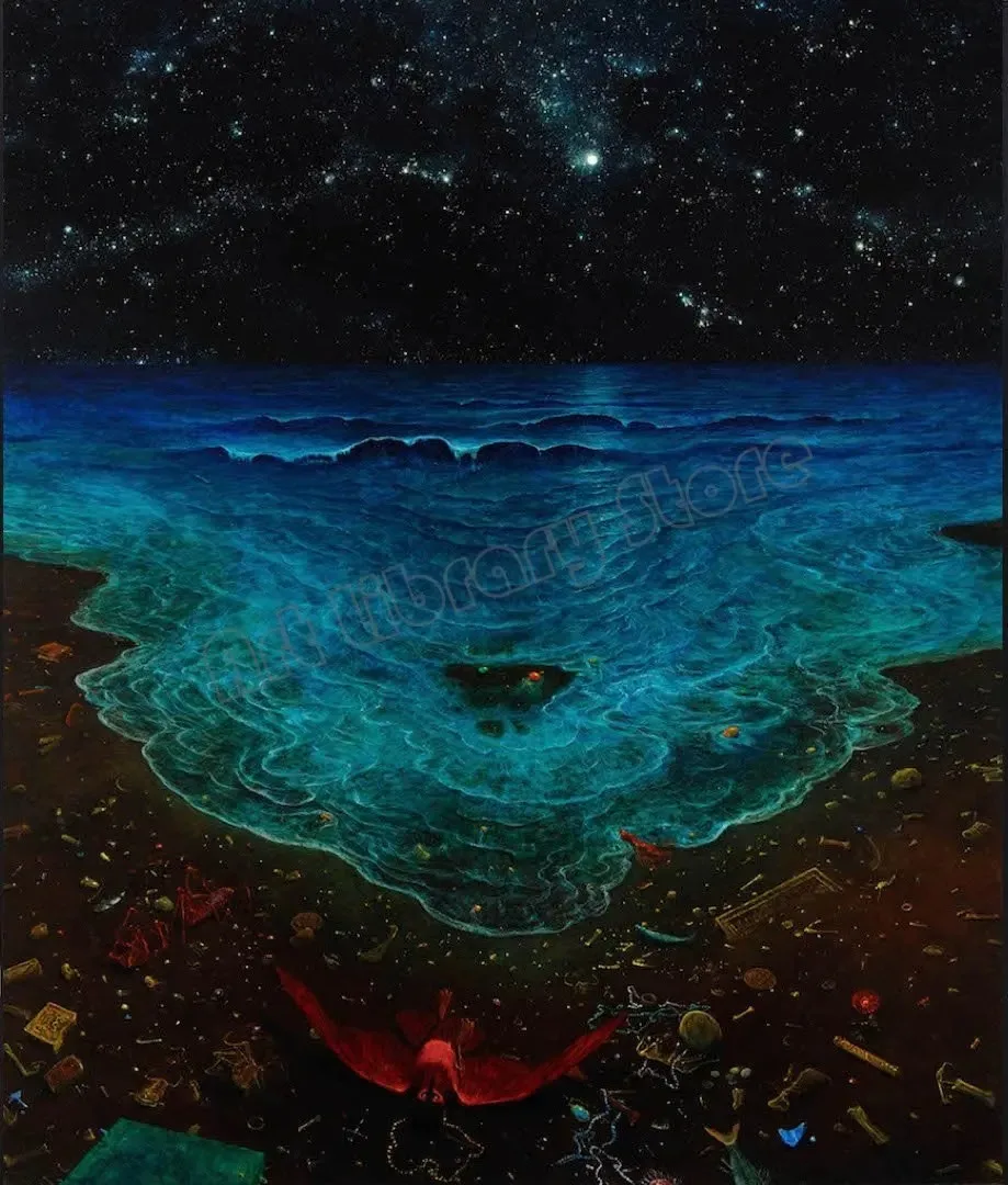 Plakat Beksiński surrealistyczne malarstwo Wzór 3