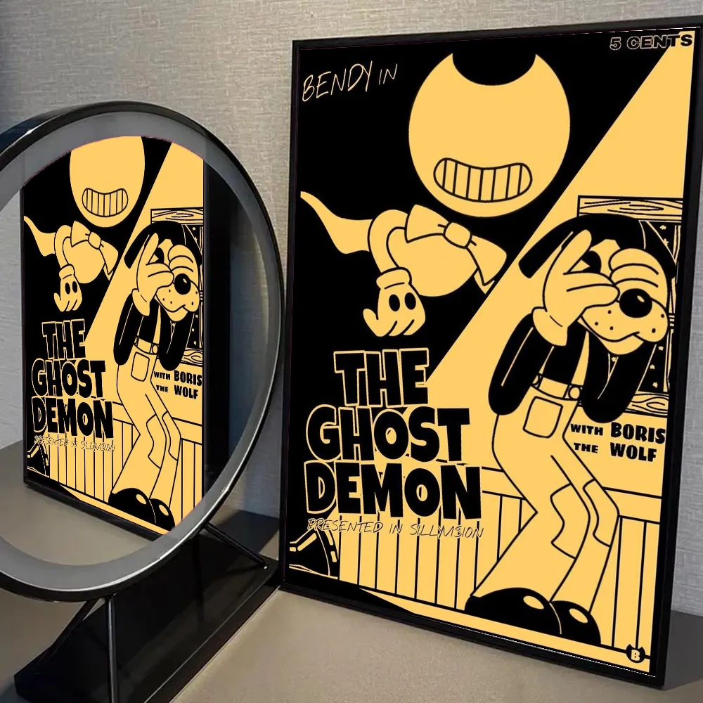 Plakat Bendy and the Ink Machine Wzór 1