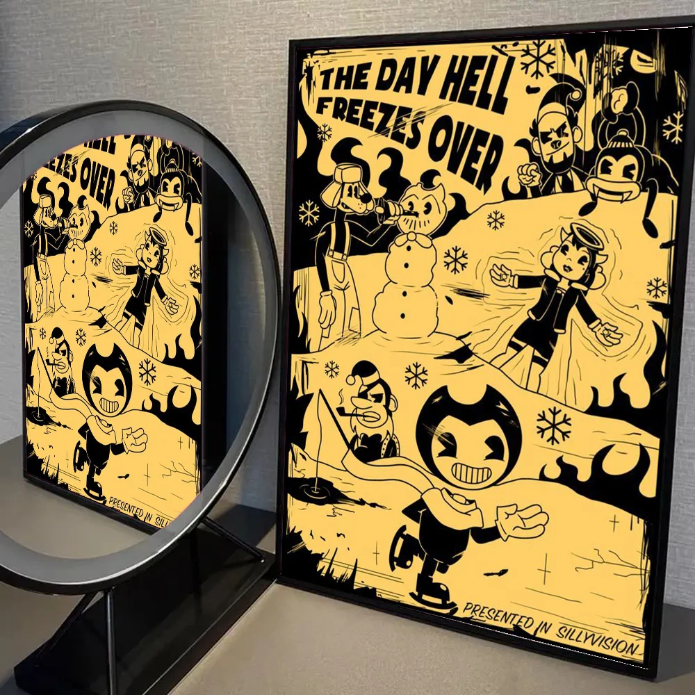 Plakat Bendy and the Ink Machine Wzór 2