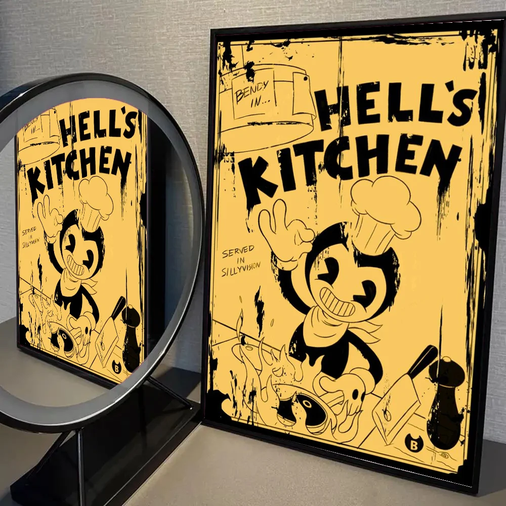 Plakat Bendy and the Ink Machine Wzór 3