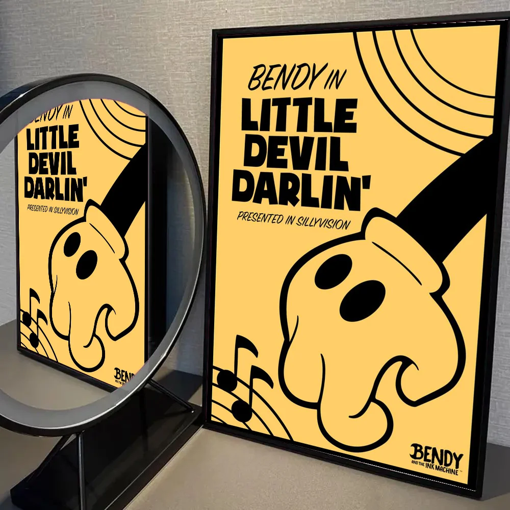 Plakat Bendy and the Ink Machine Wzór 4
