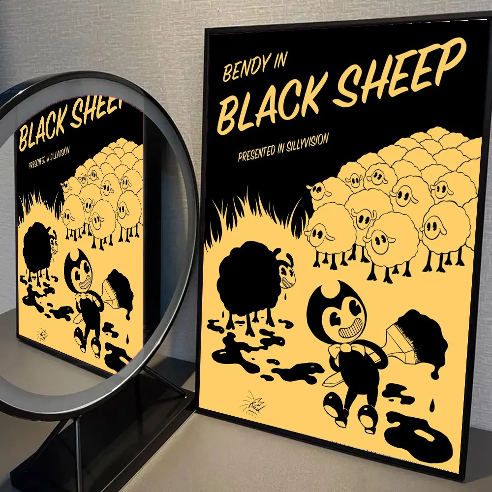 Plakat Bendy and the Ink Machine Wzór 5