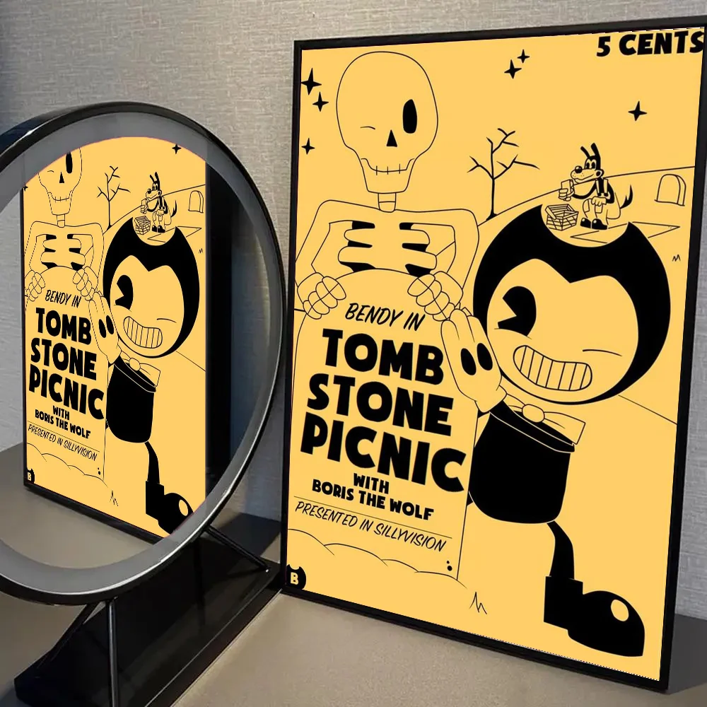 Plakat Bendy and the Ink Machine Wzór 6