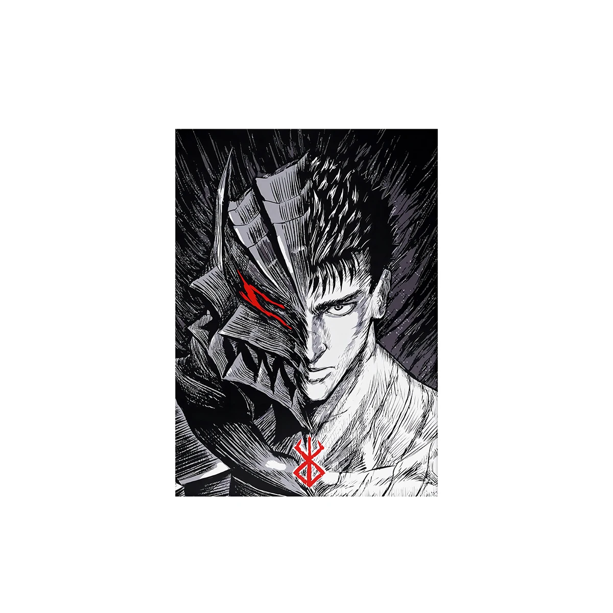 Plakat Berserk - Guts i Griffith Wzór 1