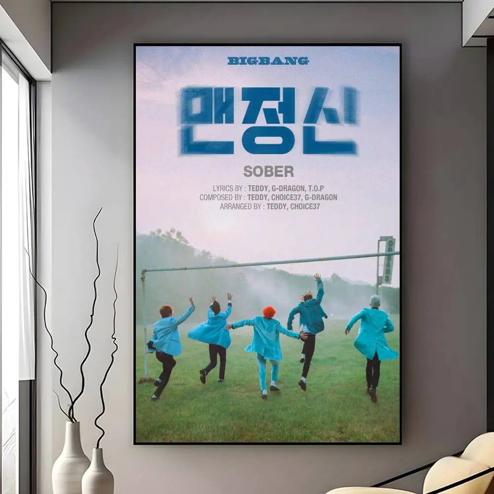 Plakat BIGBANG zespół K-pop Wzór 7