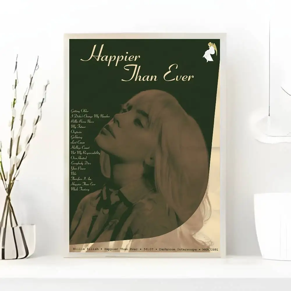 Plakat Billie Eilish - muzyczny Wzór 4