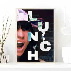 Plakat Billie Eilish - portret znanej wokalistki Wzór 1