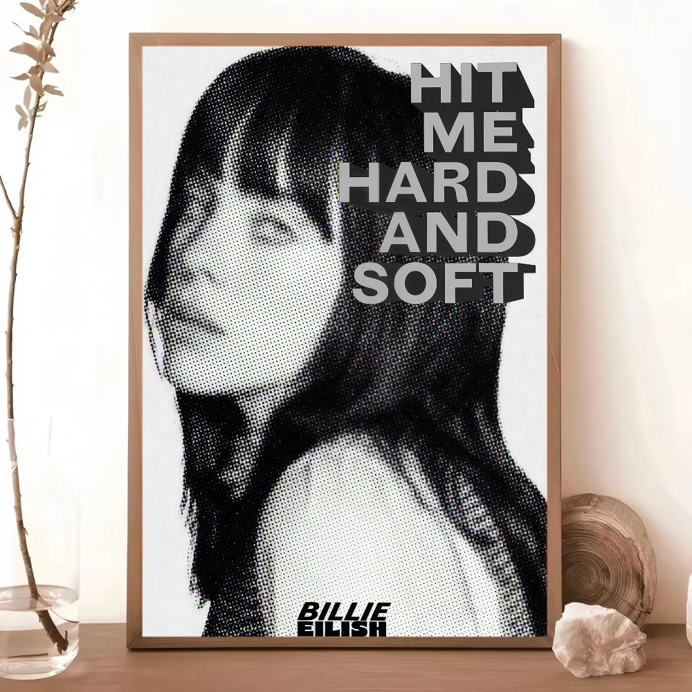 Plakat Billie Eilish Hit Me Hard and Soft Wzór 2