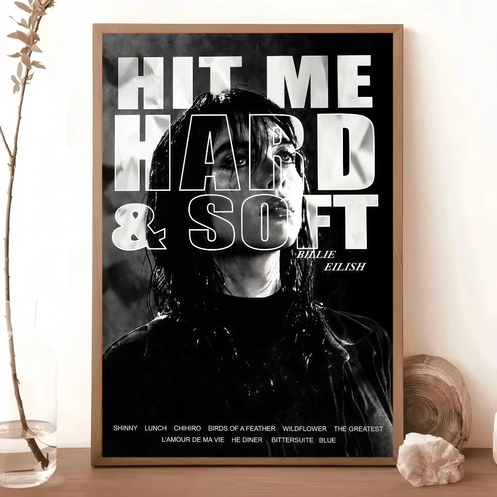 Plakat Billie Eilish Hit Me Hard and Soft Wzór 3