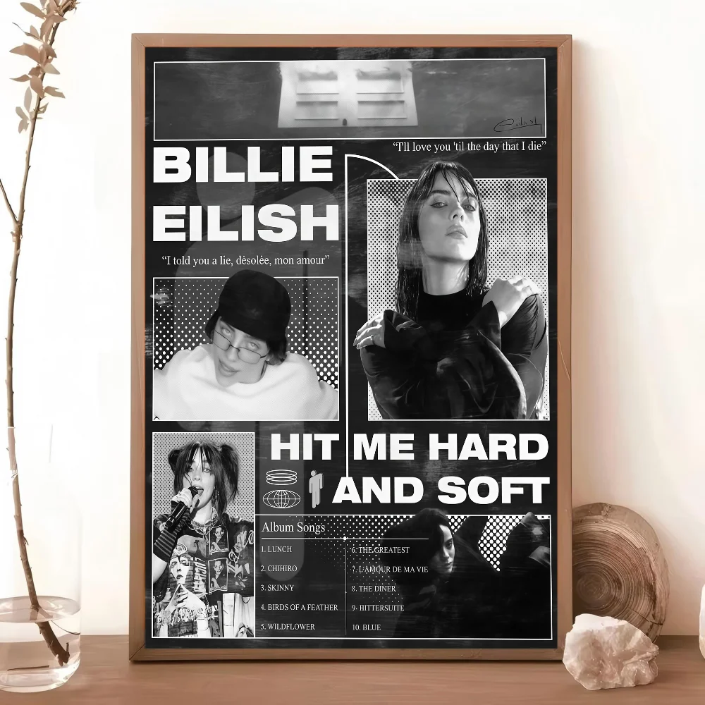Plakat Billie Eilish Hit Me Hard and Soft Wzór 7