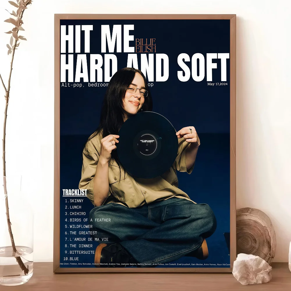 Plakat Billie Eilish Hit Me Hard and Soft Wzór 8