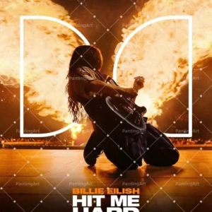 Plakat Billie Eilish - Hit Me Hard and Soft Tour Wzór 1