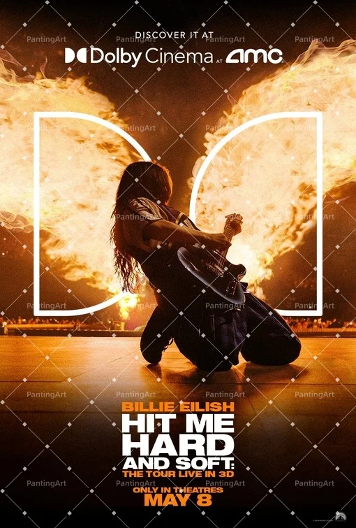 Plakat Billie Eilish - Hit Me Hard and Soft Tour Wzór 1