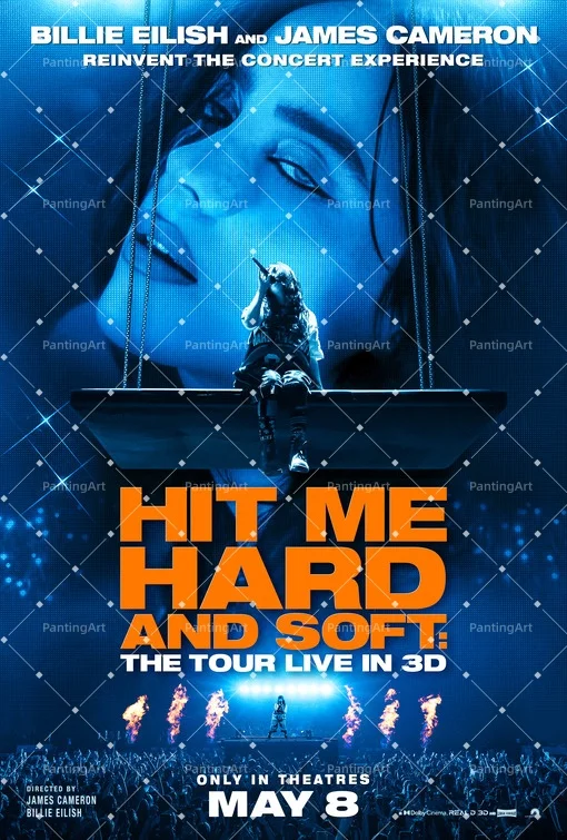 Plakat Billie Eilish - Hit Me Hard and Soft Tour Wzór 5