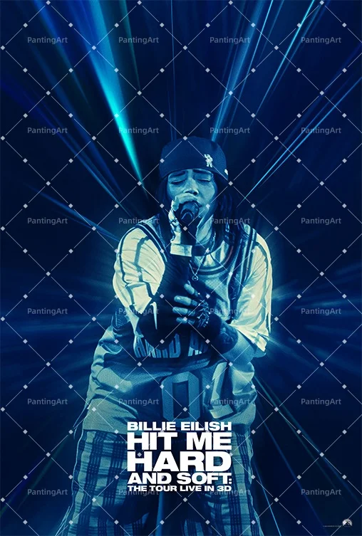 Plakat Billie Eilish - Hit Me Hard and Soft Tour Wzór 6