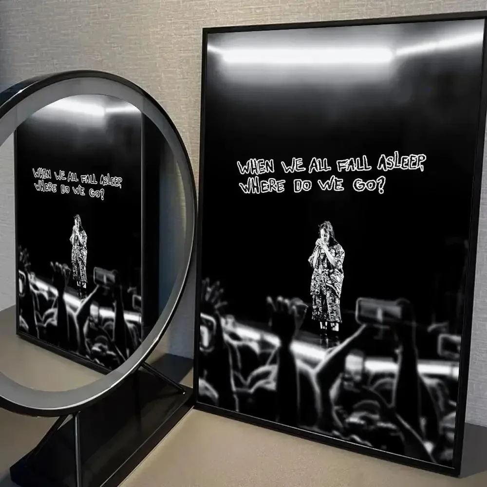 Plakat Billie Holiday w klimacie jazz baru Wzór 4