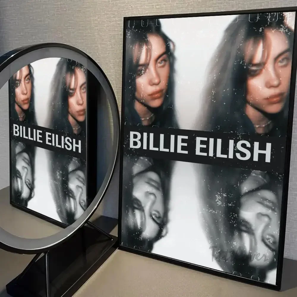 Plakat Billie Holiday w klimacie jazz baru Wzór 8