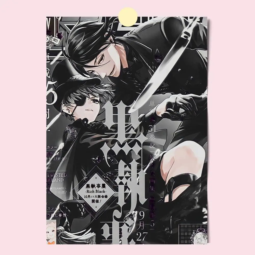 Plakat Black Butler - anime grafika na ścianę Black16
