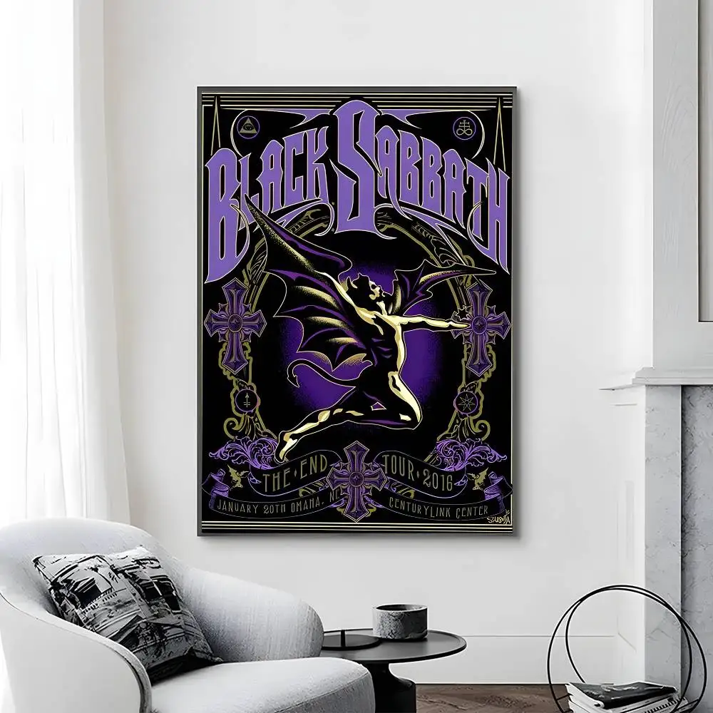 Plakat Black Sabbath - Ozzy Osbourne Ciemnoszary