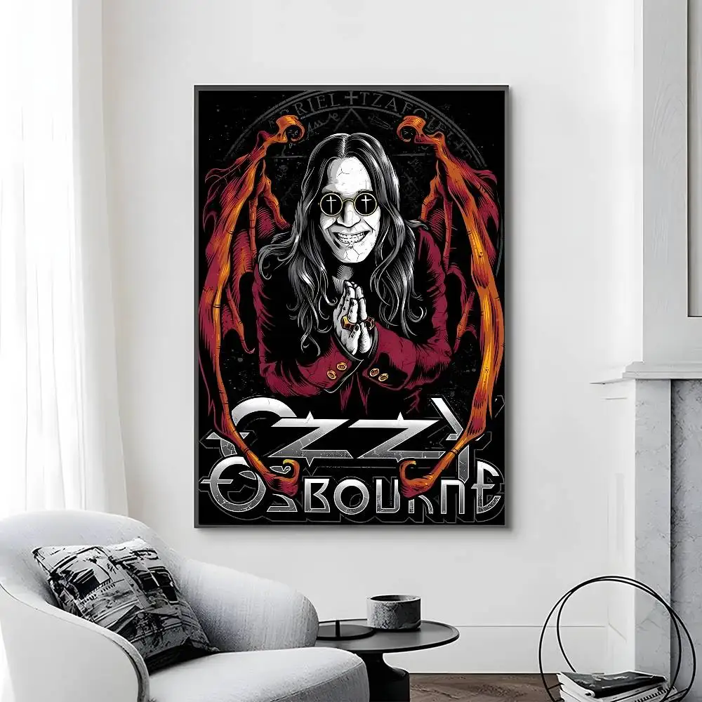 Plakat Black Sabbath - Ozzy Osbourne Granatowy