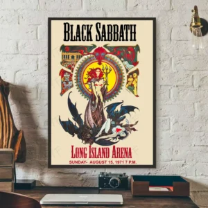 Plakat zespołu Black Sabbath Wzór 1